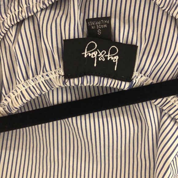 Blue and blue striped shirt - Picture 2 of 2